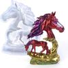 Horses Horse Mold 15*20.4*2.2cm Epoxy Silicone Casting Molds  For DIY Making Handmade