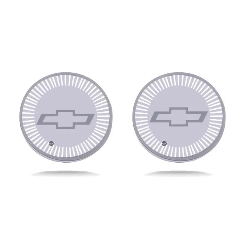 AABHD1 For Chevrolet Cruze Spark Aveo Captiva Trax Sail Orlando Sonic Corvette Silverado LED Car Water Coaster Light Drinks Holder Mat