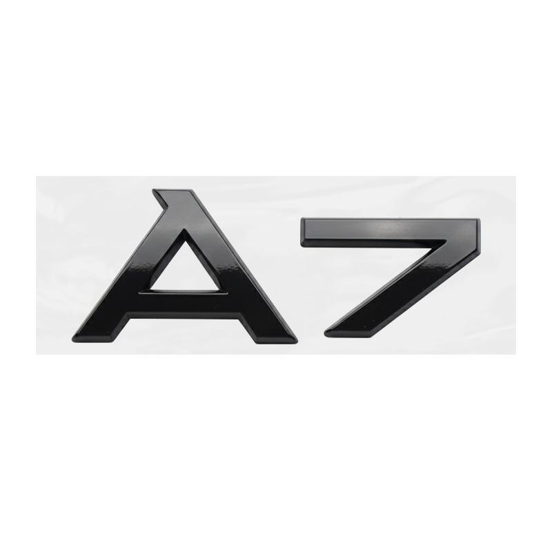 1Pc 3D ABS For Audi A3 A4 A5 A6 A7 Q2 Q3 Q5 Q7 Q8 S3 S4 S5 S6 RS3 RS4 RS5 RS6 Logo Decor Decal Car Body Rear Trunk Badge Sticker