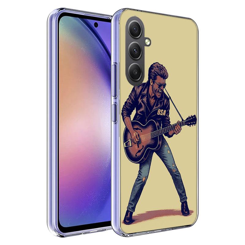 Чехол для телефона George Michael для Samsung A17 A37 A57 A07 A16 A26 A36 A56 A06 A02S A12 A22 A32 A52S A04S A14 A24 A34 A54 A03 A13 A33