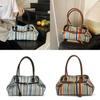 Summer Woven Shoulder Bag With Magnetic Closure For Daily Use