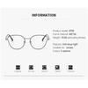 2PCS Fashion Cat Glasses Frame Photosensitive Color Change Versatile High-end Anti-blue Light Outdoor Myopia Glasses 9793