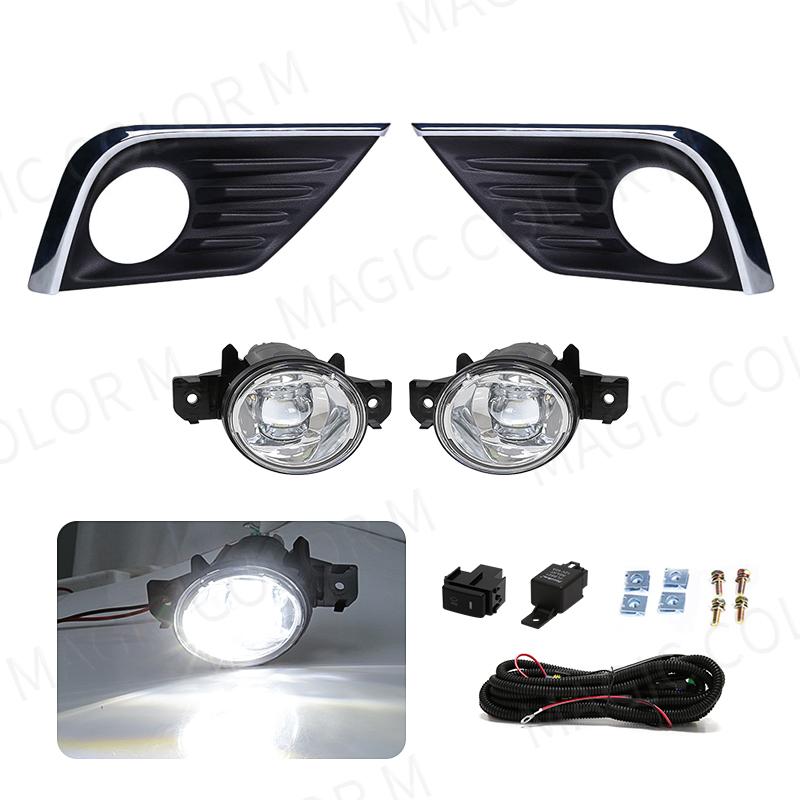 Fog Light For Nissan Altima 2016 2017 2018 Fog Light Frame Fog Lights Cover Headlight Covers Grilles Switch Car Accessories
