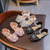 2023 Spring/Summer Korean Rhinestone Soft Sole Girls' Sandals - Princess Style Dance Shoes