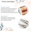 0.3mm Copper Wire Roll Colorfast Beading Wire Jewelry Cord for Crafts and Artist
