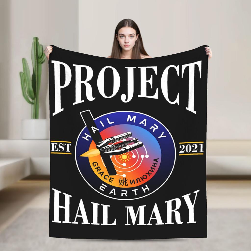 Ryland Grace Project Hail Mary Fan Concept Art Blankets Cozy Throw Blanket Spring Adults Girls Outdoor Picnic Bedspread