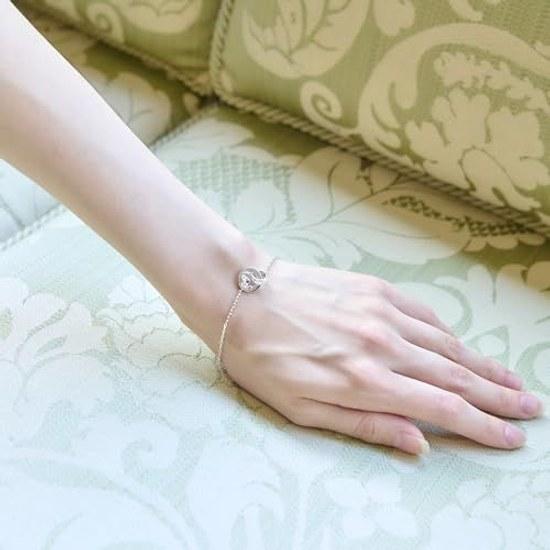 KISS DI-SBR1401-P Коллекция Disney Стич Серебряный Парный Браслет 17см 20см