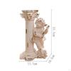Floor Candlestick Distressed Wrought Iron Candle Stand Tall for Photo Shoots