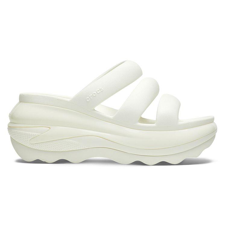 Crocs Mega Crush Triple Strap Sandal Chalk Женские кроссовки Крем 209842-0WV