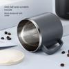 Stainless Steel Insulated Water Cups Double Wall Vacuum Flask Portable Milk Coffee Cup  Home