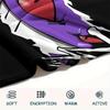 Black Gengar Printed Flannel Blanket, soft throw for bedroom sofa, washable, Christmas present, great gift.