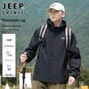 Мужская ветровка JEEP SPIRIT с капюшоном на флисовой подкладке Осень/Зима