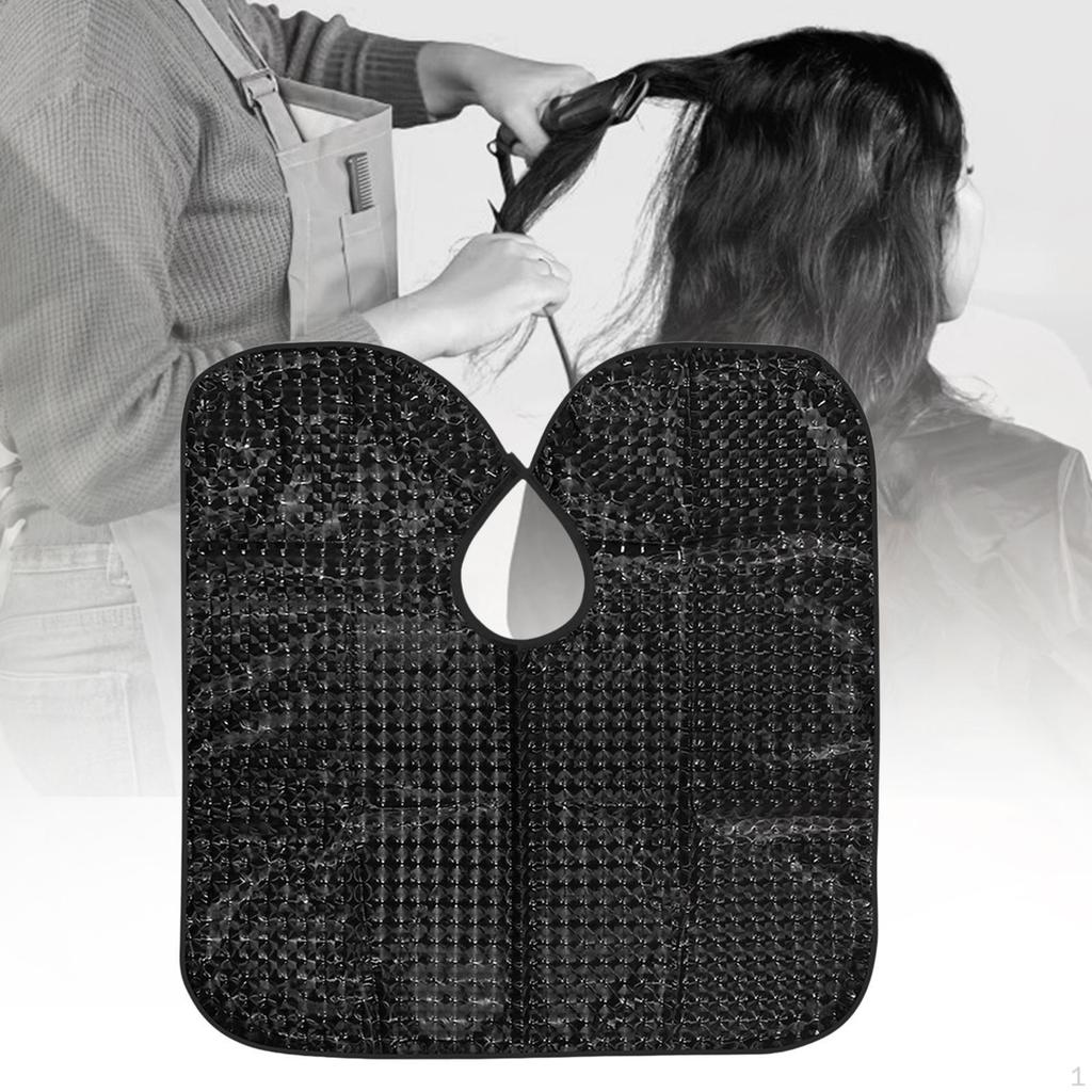 Hair Dyeing Cape Neck Guard Washable Adjustable for Makeup Haircut Shampoo Hairdressing