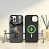 Cute Gym Hamster Phone Case For iPhone17,16,15,14,13,12,11 Plus,Pro Max Magnetic For Magsafe Wireless Charging