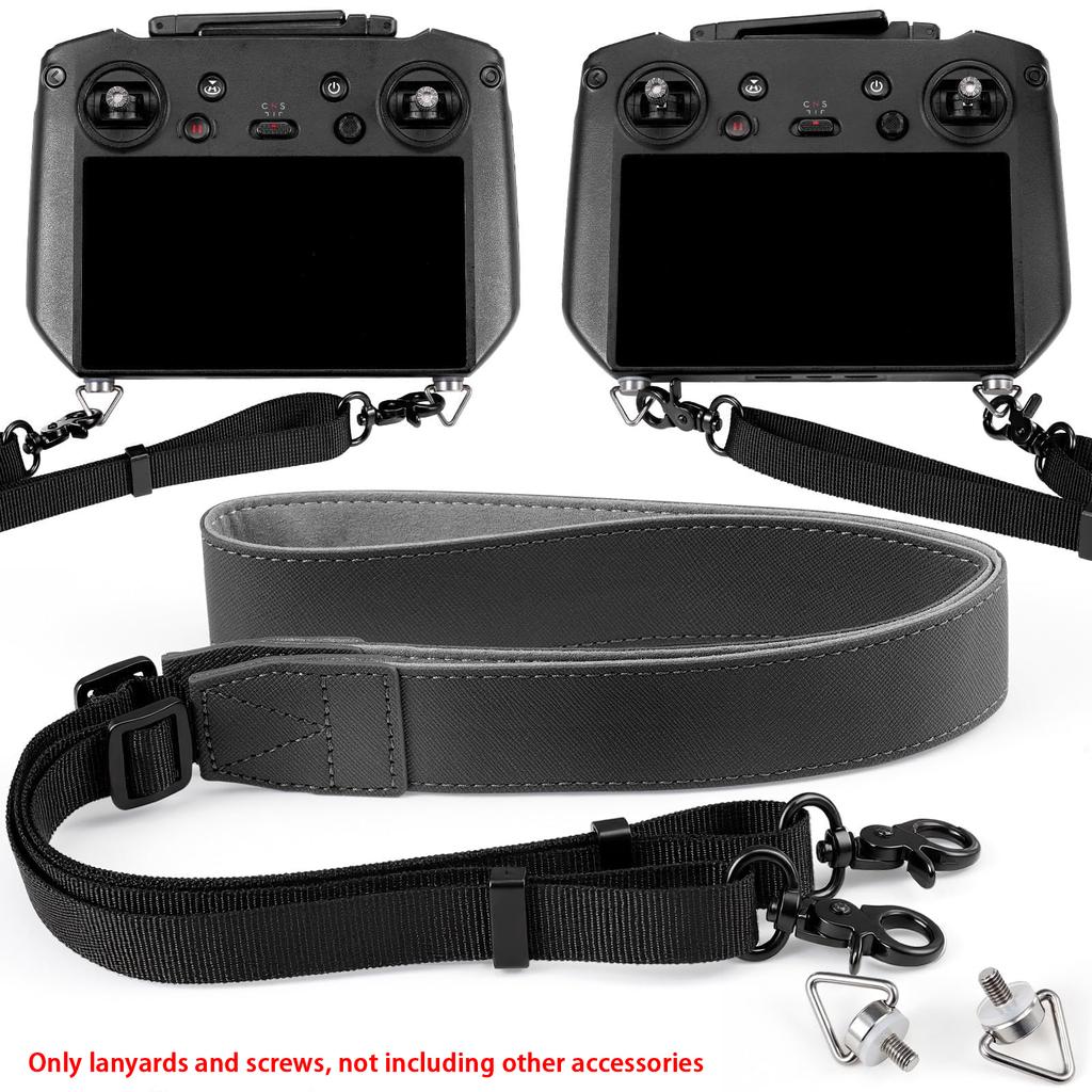 For DJI Mini 4 Pro Lanyard RC Neck StrapSoft Leather Lanyard For DJI Mini 3 / Mavic 3 / Air 3S / Remote Controller Accessories