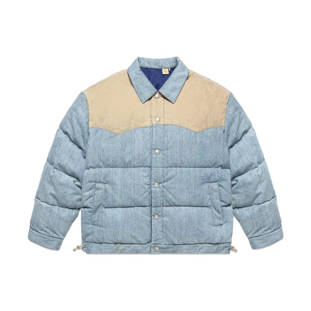 Коллаборация Levis X CLOT Куртка с длинным рукавом, сшитая, двусторонняя, унисекс, темно-синяя SESC230561