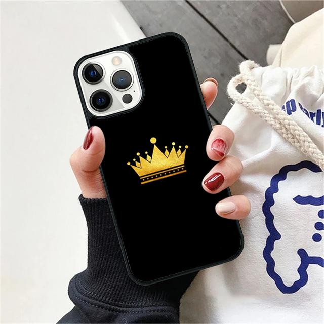 Королевская принцесса корона Чехол-ракушка для iPhone 17 Air 15 16 14 13 12 Pro Max 11 Pro Max Plus Чехол для телефона