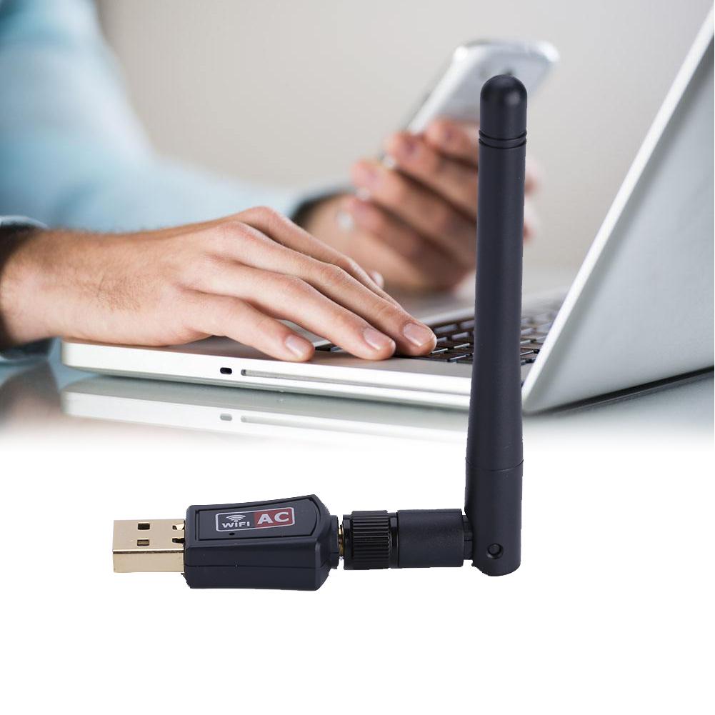 Внешняя двухдиапазонная антенна 600M 2.4G5G WiFi USB-адаптер приемник беспроводная сетевая карта