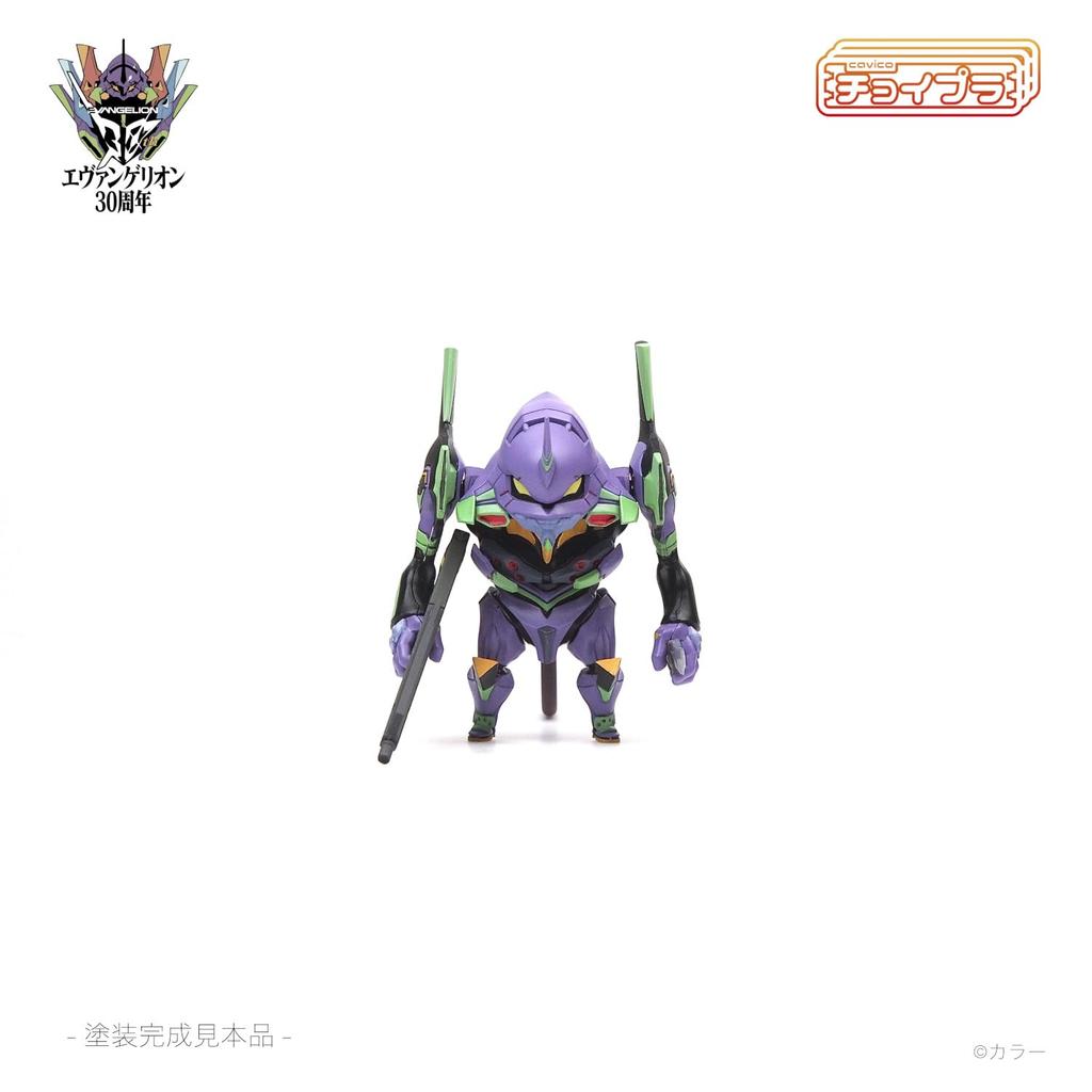 Cavico Choipla Series Neon Genesis Evangelion Приблизительно 51 мм Пластиковый Сборный Набор Юнит-01, Высокий, Немасштабный MIM-025-EVP (робот)
