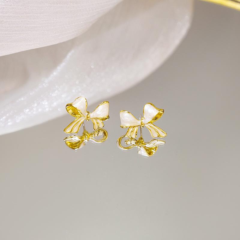 Daily Bow Earrings - Luxurious and Charming Sweetness