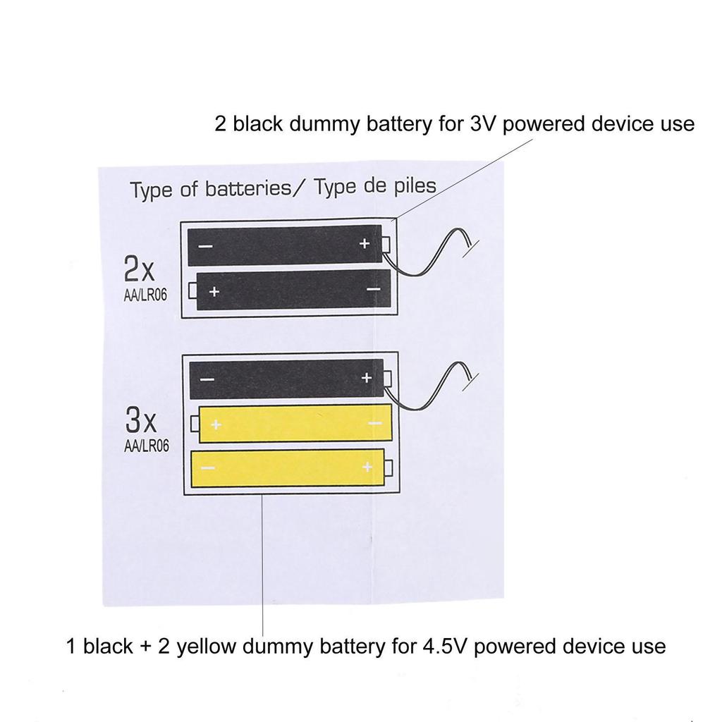 Адаптер питания AA Battery rs заменяет батарейки AA для светодиодных лампочек, электрических часов, рождественских елочных огней