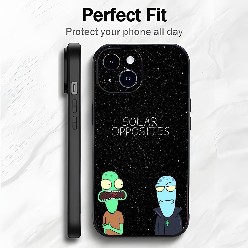 Аниме S-Solar Opposites кукла Чехол для телефона Чехол для телефона Мягкая упаковка Легкий Для iPhone17 16 15 14 13ProMax