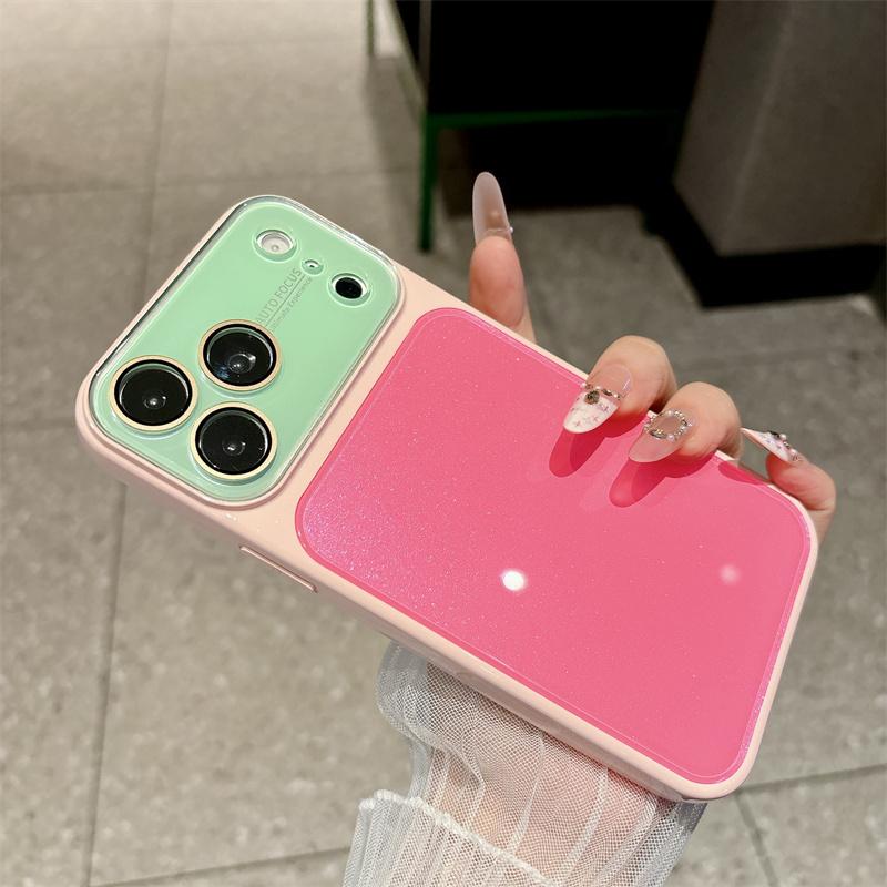 Чехол для iPhone 18 Pro Max Чехол Модный Акриловый Мягкий Край Ударопрочный Защитный Задний Чехол Для 18 Pro Чехол-бампер Funda