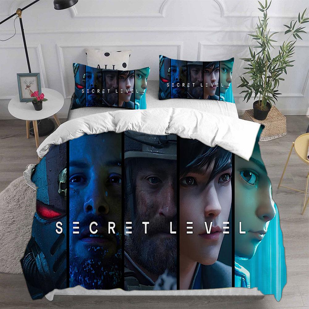 Комплекты постельного белья Secret Level Одеяло Покрывало на кровать Одеяло Пододеяльник Наволочка Наборы из 2-3 предметов Подарки для подростков и детей