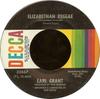 7-дюймовая пластинка EARL GRANT Elizabethan Reggae Grants Pass 32667 Decca 1970 США Reggae Ska Dub Б/у