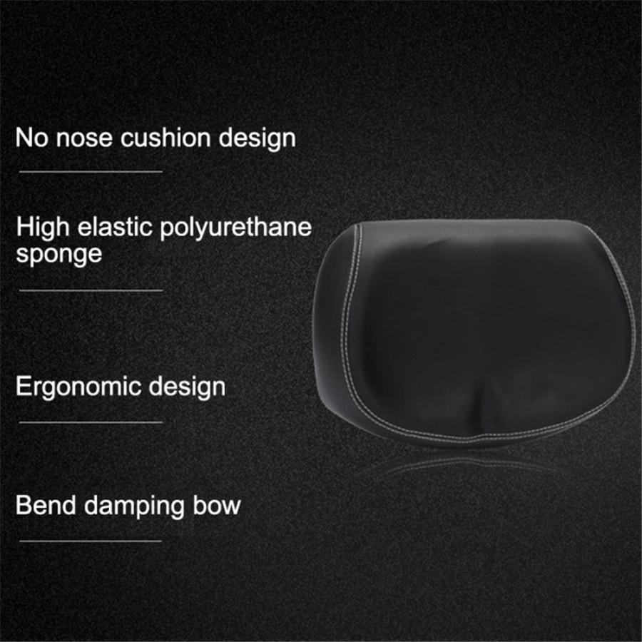 Дышащая велосипедная подушка для сиденья Extra Comfort Wide Big Bum, черная