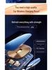 2025 Black Automatic Car Phone Mount & Wireless Charger with Apple Navigation