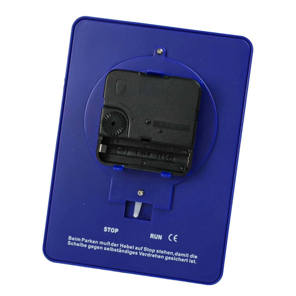 Parking Disc Parking Meters Blue Plastic Parking Portable Car Parking Disc Timer Arrival Times Display