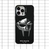 Чехол для телефона Mf Doom Все Заглавные буквы Для iPhone 16,15,14,13,12,11,8,7,Pro,Max,Plus,Mini,XS,SE Противоударный Черный Матовый Жесткий