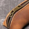 Unisex Genuine Leather Coin Purse & Key Holder – Crazy Horse Cowhide Organizer
