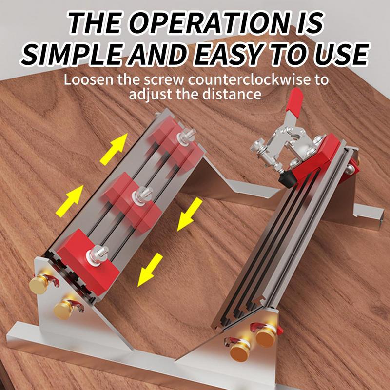 Инструмент для фурнитуры ящиков Столярный стол Пила Циркулярная Позиционер С 4 Ограничителями Гибкая Регулировка Высоты Зажим для Ящика Позиционер Разных Размеров