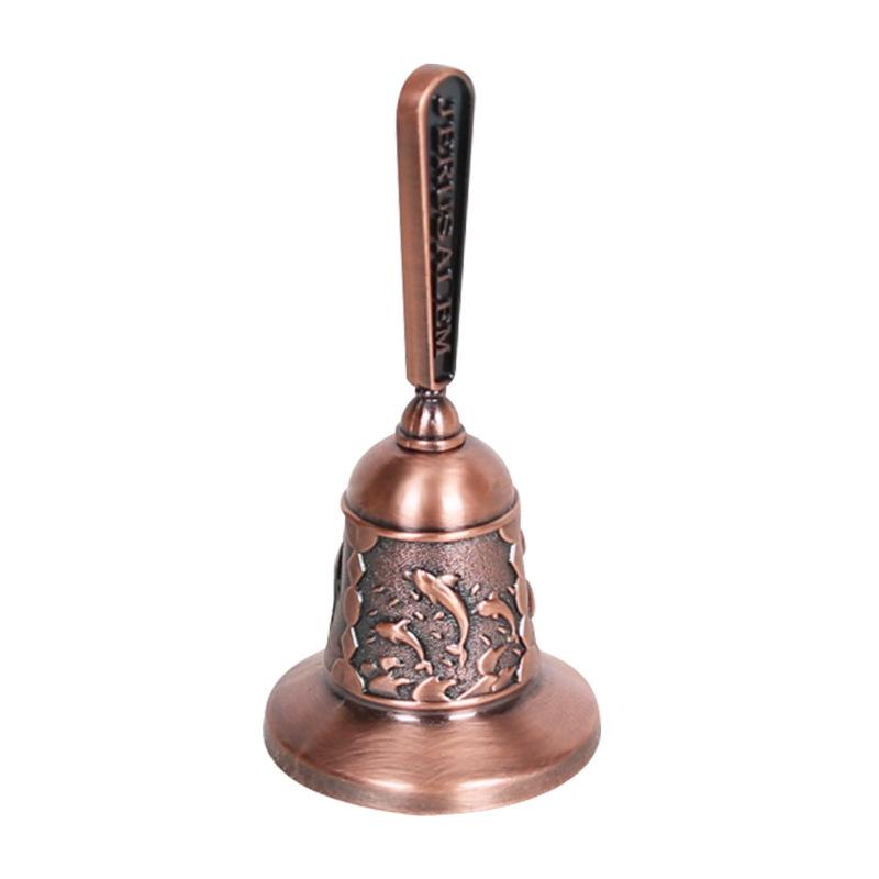 Европейский ручной кольцевой колокольчик персонализированный барсетка колокольчик для стола звонок для ужина ретро металлический пасторальный ветряной колокольчик колокольчик-напоминание о встрече