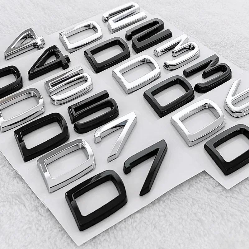 3D Значок-эмблема на задний багажник автомобиля ABS для Volvo D2 D3 D4 D5 D6 D7 Логотип V40 S40 S60 S70 S80 V50 Внешние аксессуары