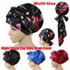 Cover Hat Head Cover Satin Turban Hair Bonnet Shower Cap Silk Night Sleep Cap Soft Satin Bonnet