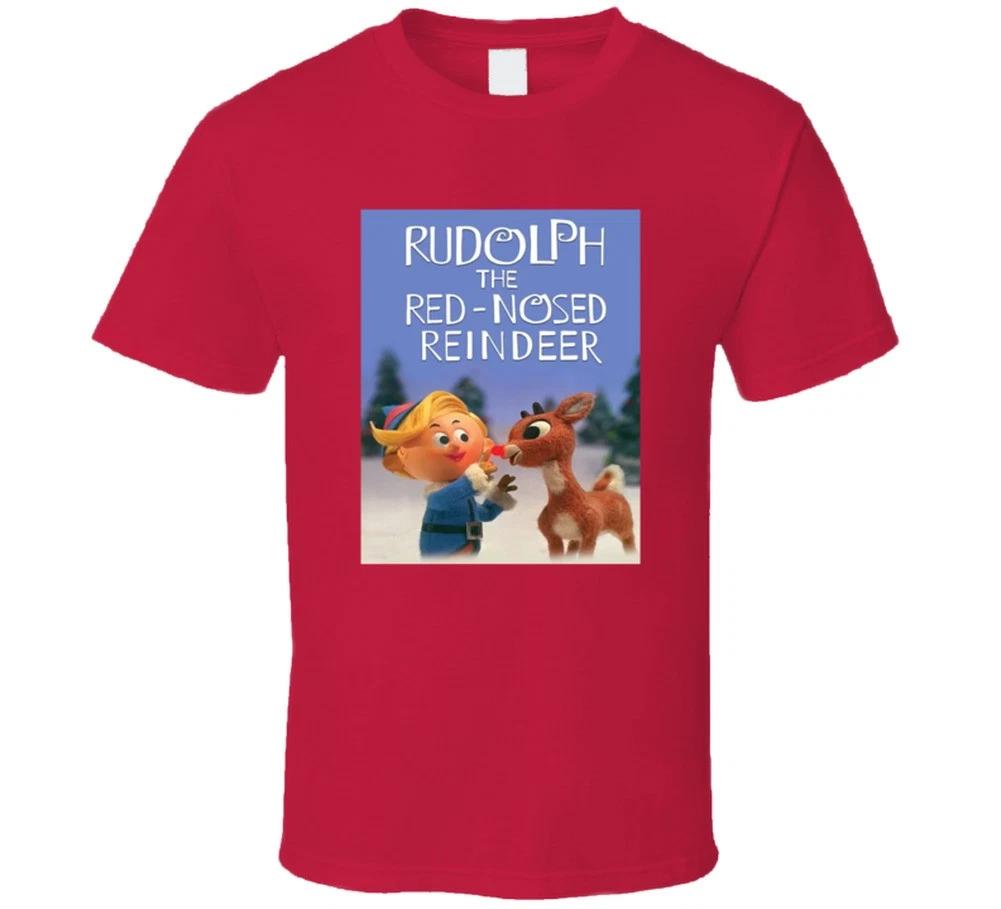 Rudolph The Red Nosed Reindeer Film Tee Animated Christmas Classic Movie T Shirt