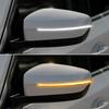 SEAMETAL Sequential Rear Mirror Turn Signal Lights Universal Dynamic Warning Strips LED Side Indicator Auto Daytime Running Light