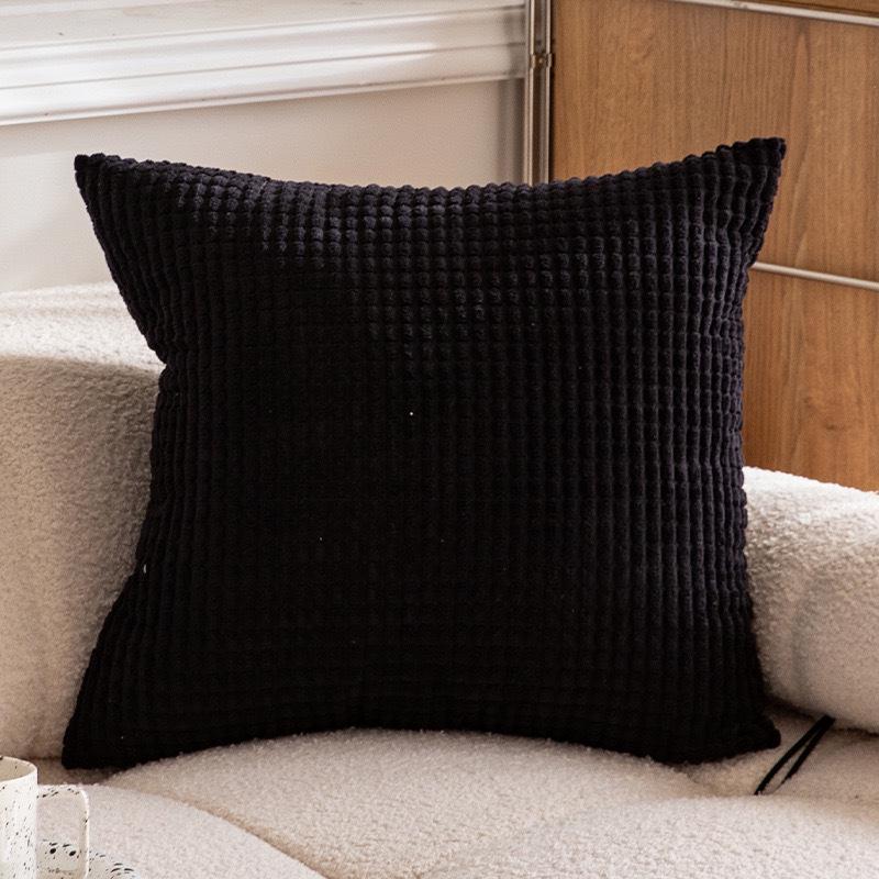 Corn Kernel Corduroy Decorative Throw Pillow Cover for Sofa, Pillowcase Only (No Insert)