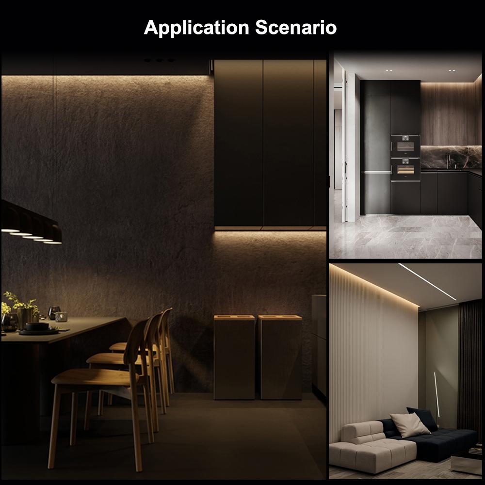 COB светодиодные ленты 12 В 24 В 5 м 4 м 3 м 2 м 1 м 480 светодиодов/м гибкая светодиодная лента высокой плотности 3000 К 4000 К 6000 К Декор для кухни и комнаты 8 мм