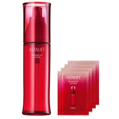 ASTALIFT Advanced Lotion Магазин 4 дополнительных 1 мл и подтягивающий (приблизительно на 2 месяца, 130 мл) [Официальный эксклюзив] (Включает чехлы) Увлажняющий,