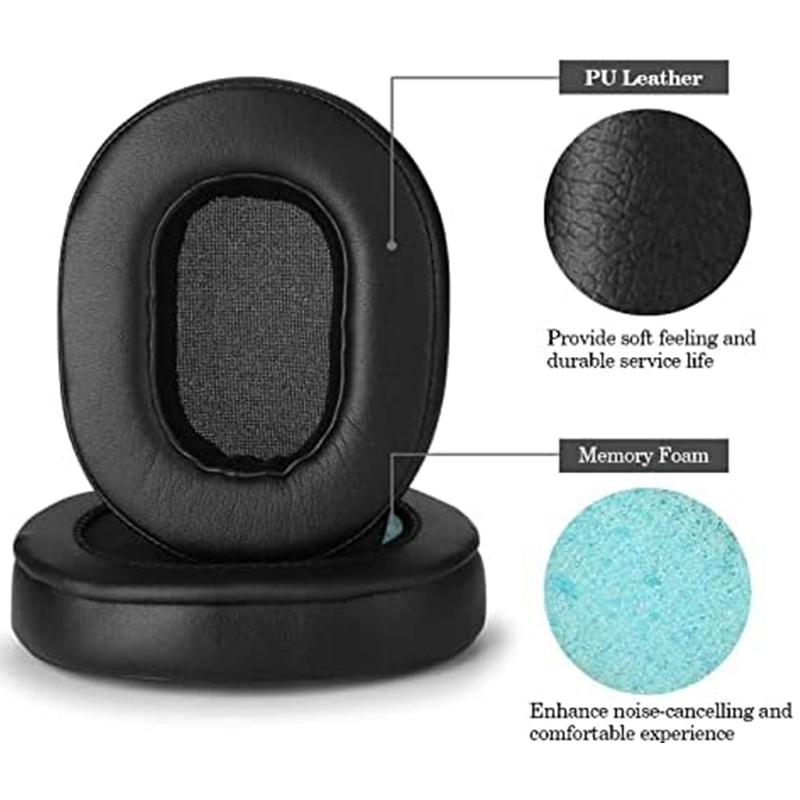 Сменные амбушюры, Сменные амбушюры, Совместимость с наушниками Audio Technica ATH-M50x-M40x-M30x-MSR7-MSR7BK