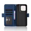 Wallet Case for Moto G67 5G - Leather/PU, Blue, With Card Holder