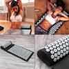 Yoga Massage Mat Acupressure Mat for Back Neck Needle Acupuncture Pad Pillow Sets