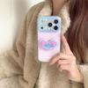 Синий держатель для мыши и чехол для телефона в горошек для iPhone 16/17 Pro Max