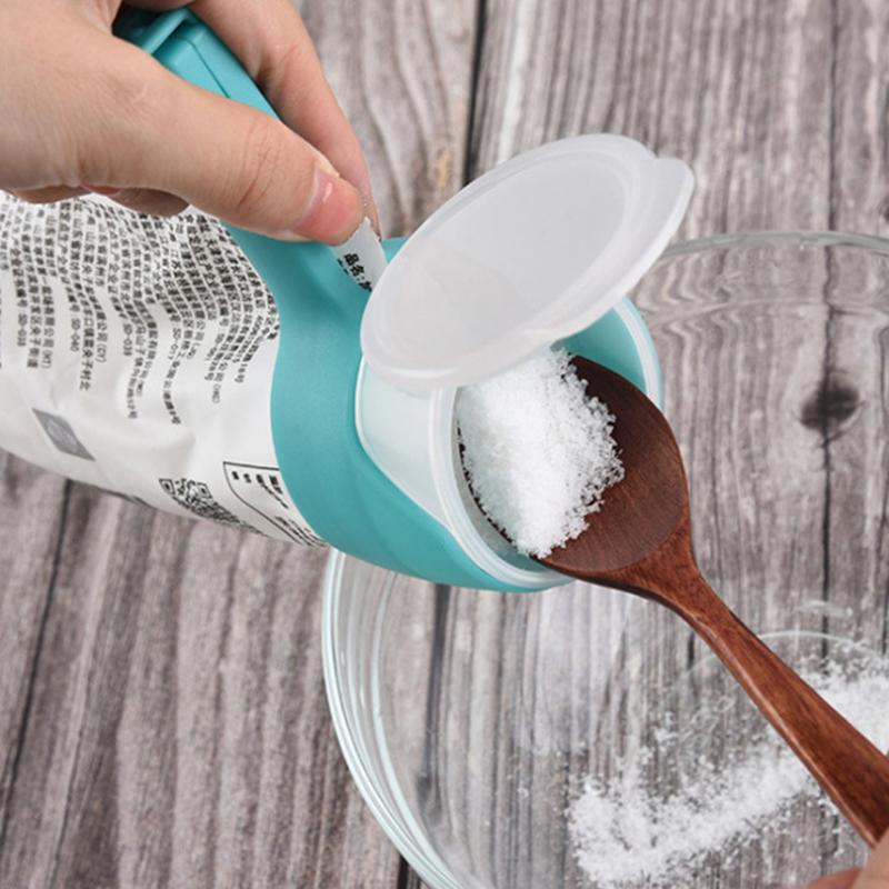 1 шт., зажимы для герметизации пакетов для хранения продуктов, пластиковый зажим для герметизации крышек с носиками для заливки, зажим для хранения закусок и конфет, кухонный органайзер