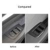 For Tesla Model 3 Highland 2024 LHD ABS Car Door Window Button Frame Sticker