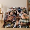Прочный Фланелевый Плед с Изображением Дуэйна «Скалы» Джонсона, Уютный Мягкий Плед для Дома, Спальни, Кровати, Дивана, Пикника, Офиса, Покрывало, Подарок